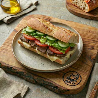 Kavurmalı Kaşarlı Sandviç