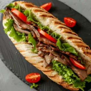 2 Adet Ekmek Arası Et Döner + Coca-Cola (1 L.)