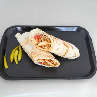 Çift Lavaş Tavuk Dürüm Döner